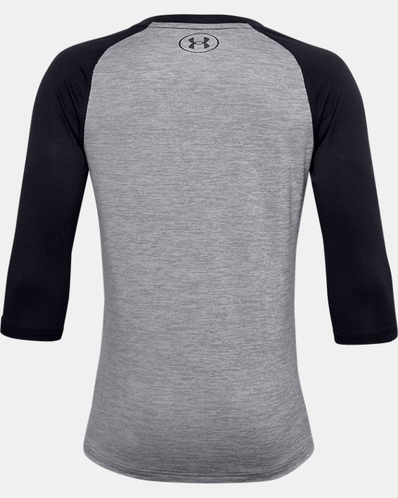 Boys' UA Utility ¾ Sleeve Shirt, Gray, pdpMainDesktop image number 1